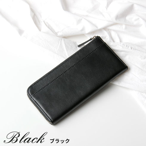 長財布 / L字ファスナー スキミング防止 本革