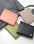 コンパクト ミニ 財布 / L字ファスナー スキミング防止 本革