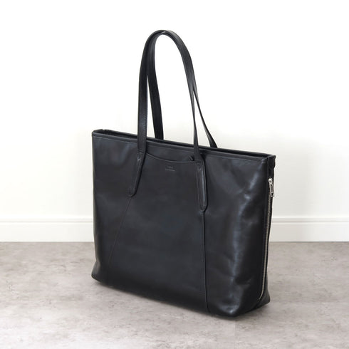 キップレザー トートーバッグ /ビジネスバッグ サイドポケット