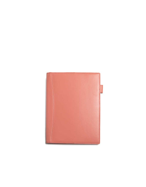 A5 サイズ ノートカバー / 手帳カバー 2冊 収納 / 本革