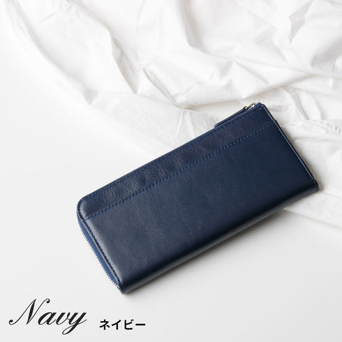 長財布 / L字ファスナー スキミング防止 本革