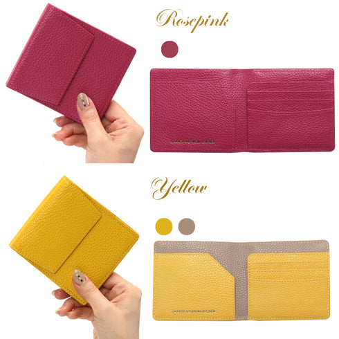 キャッシュレス財布 ファスナータイプ / 薄い財布 スキミング防止 本革