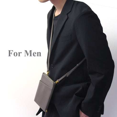 スマホポーチ / お財布ショルダー 本革