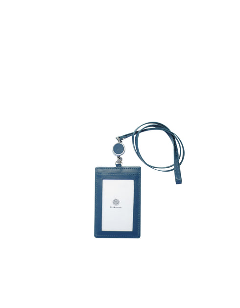 タテ型IDカードケース/本革縦型IDカードホルダー 両面クリア