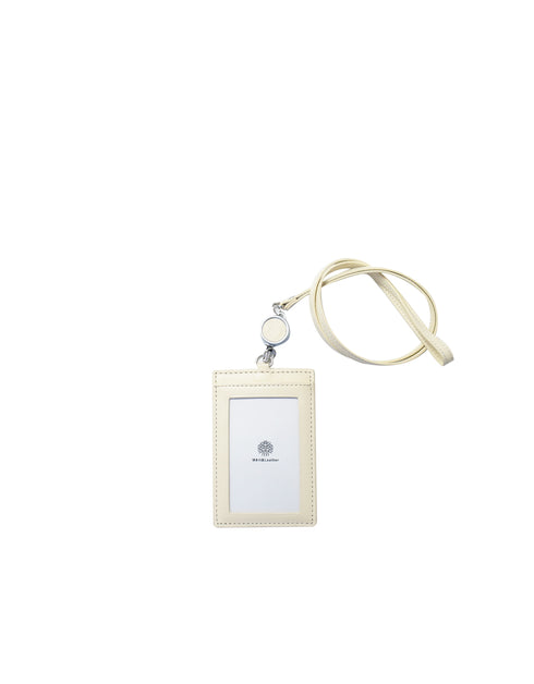 タテ型IDカードケース/本革縦型IDカードホルダー 両面クリア