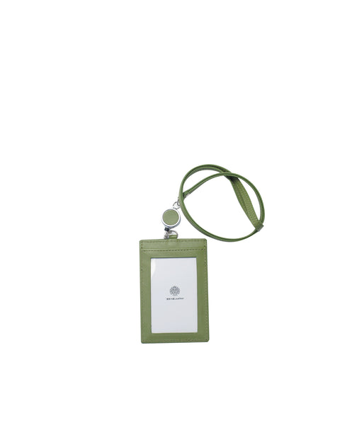 タテ型IDカードケース/本革縦型IDカードホルダー 両面クリア