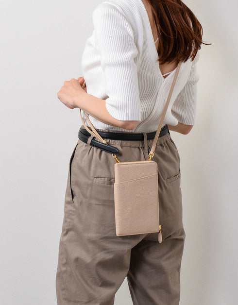 スマホポーチ / お財布ショルダー 本革