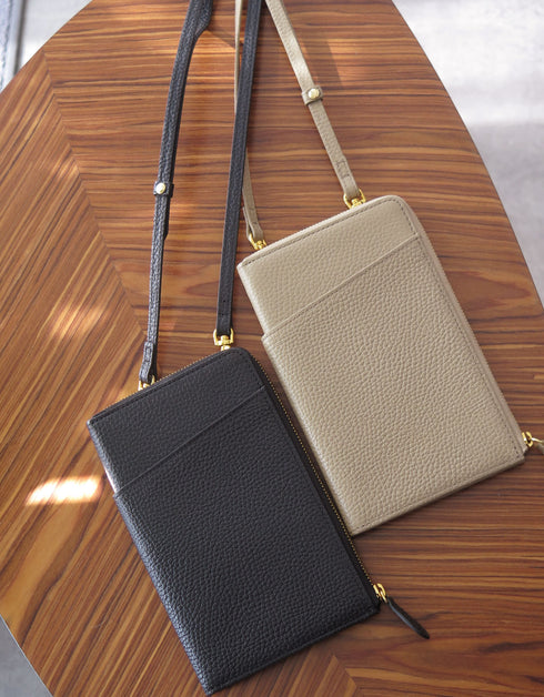 スマホポーチ / お財布ショルダー 本革