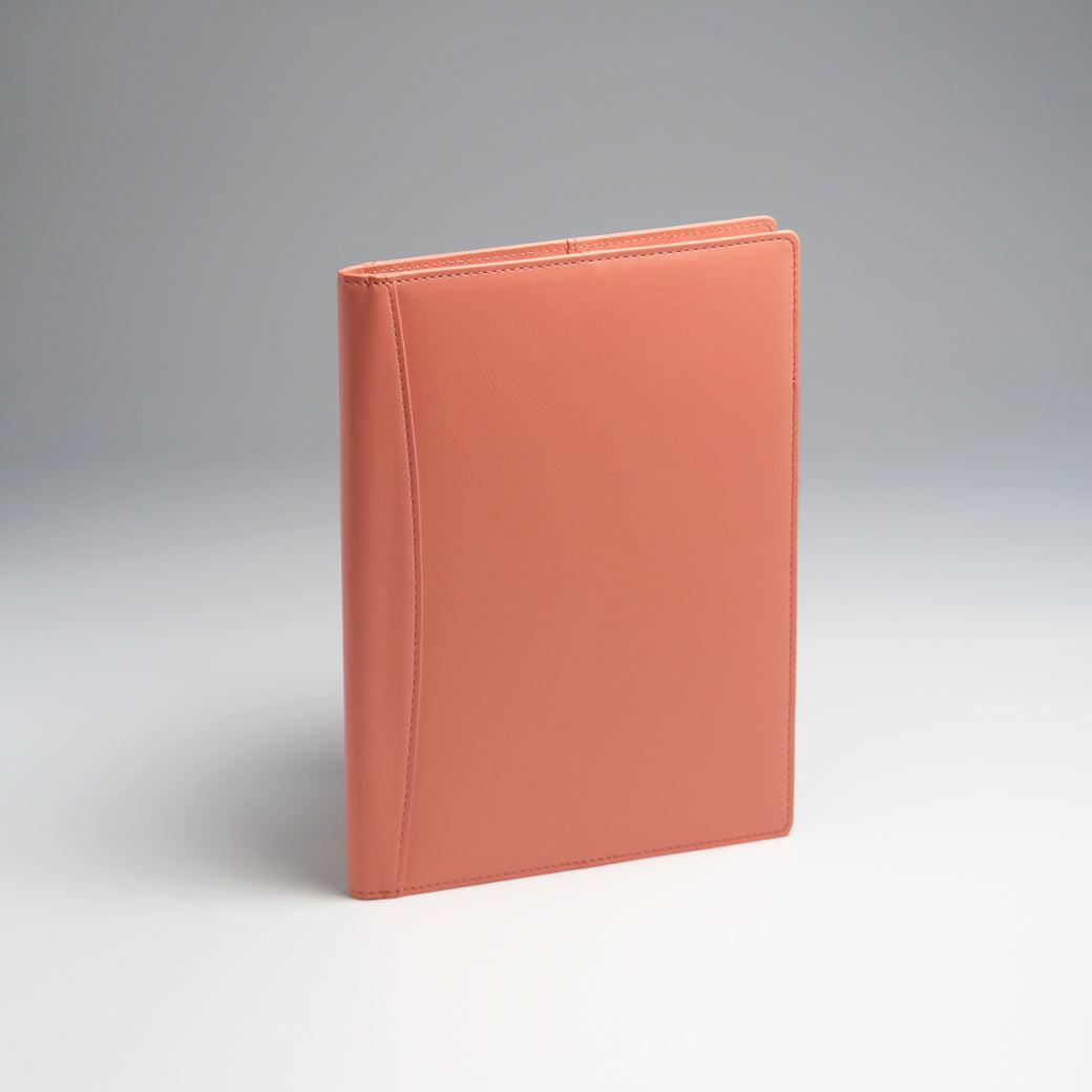 A5 サイズ ノートカバー / 手帳カバー 2冊 収納 / 本革